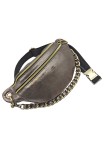 Mila Louise Sac Banane Cuir PETRA X Gris