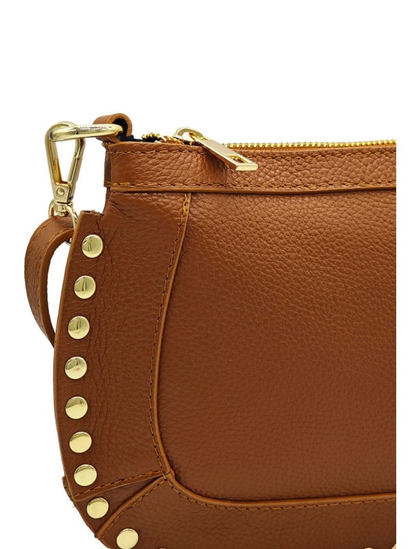 Soleil Chic Pochette Bandouliere Cloute Camel