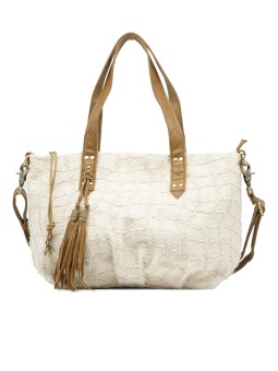 Mila Louise Sac Cabas NICOLE XS GF2 Ecru Bronze