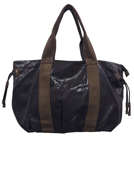 Mila Louise Sac Cabas PRUDY LX1 Fume Kaki