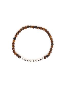 SPIRAL bracelet oeil de tigre Nature Bijoux