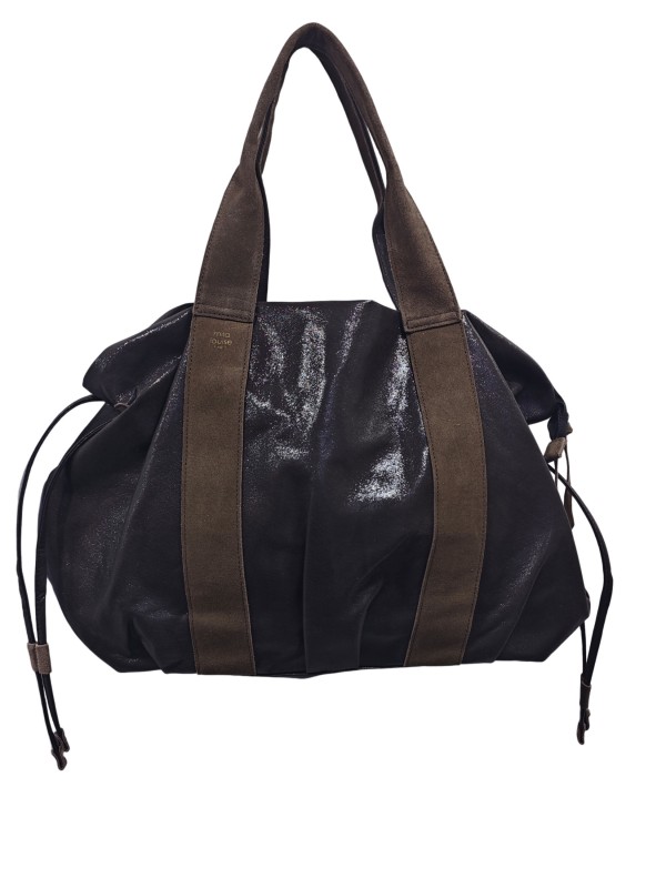 Mila Louise Sac Cabas PRUDY LX1 Fume Kaki