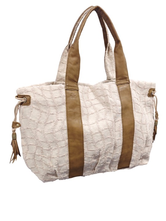 Mila Louise Sac Cabas PRUDY GF2 Bronze Ecru