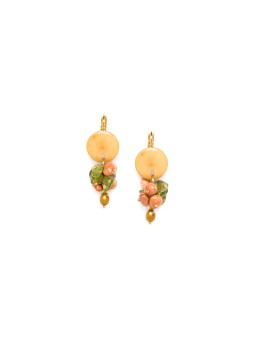 CONNEMARA boucles d'oreilles grappe Nature Bijoux