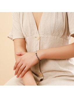 KO TAO bracelet extensible bi-matière Nature Bijoux