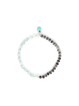 KO TAO bracelet extensible bi-matière Nature Bijoux