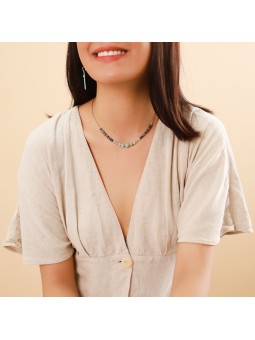 KO TAO collier chaine bi-matière Nature Bijoux