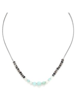 KO TAO collier chaine bi-matière Nature Bijoux