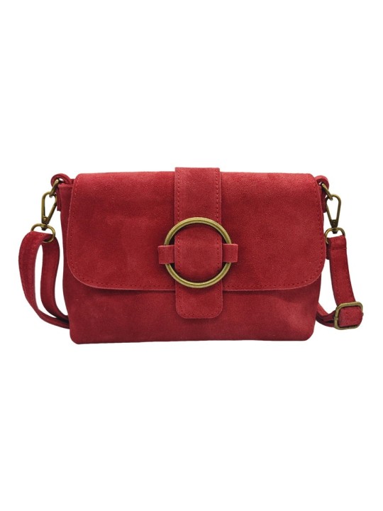 Anneau Nubuck Rouge
