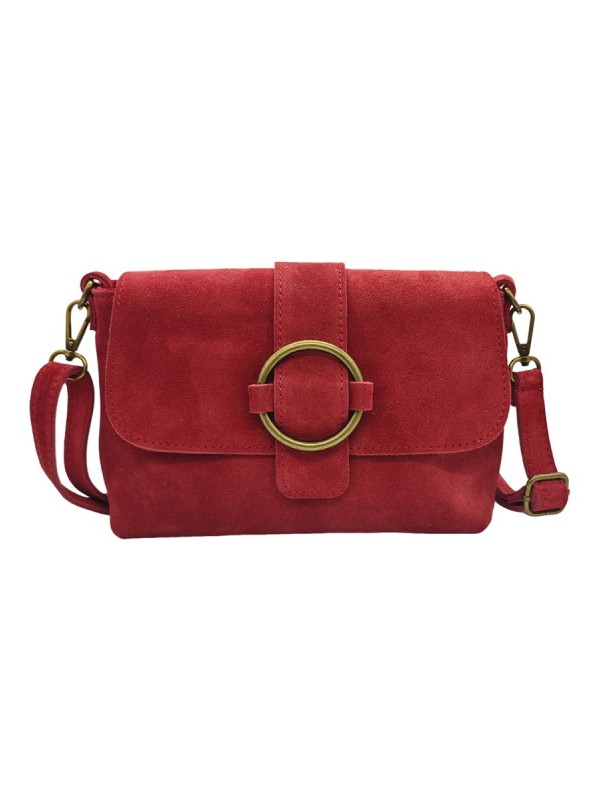 Anneau Nubuck Rouge