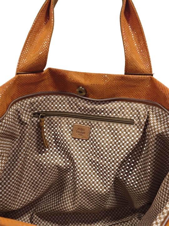 Mila Louise Sac Cabas PRUDY DS JAUNE ORANGE