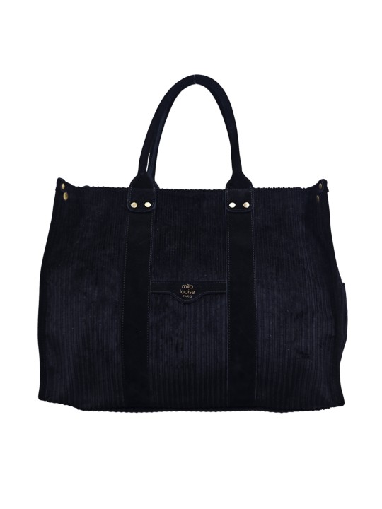 Mila Louise Sac Shopping PRUDENCE VFR1 NOIR