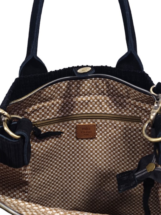 Mila Louise Sac Shopping PRUDENCE VFR1 NOIR