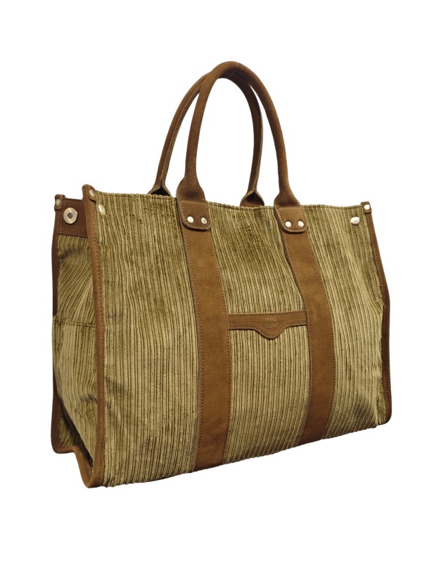 Mila Louise Sac Shopping PRUDENCE VFR1 OCRE
