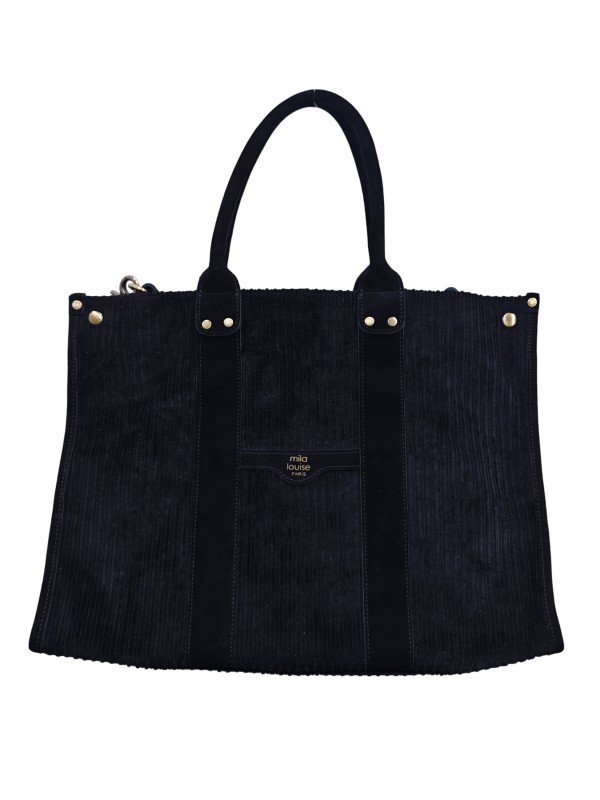 Mila Louise Sac Shopping PRUDENCE VFR1 NOIR