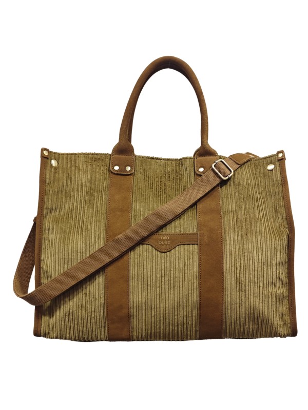 Mila Louise Sac Shopping PRUDENCE VFR1 OCRE