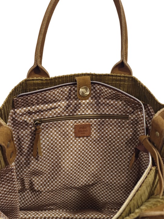 Mila Louise Sac Shopping PRUDENCE VFR1 OCRE