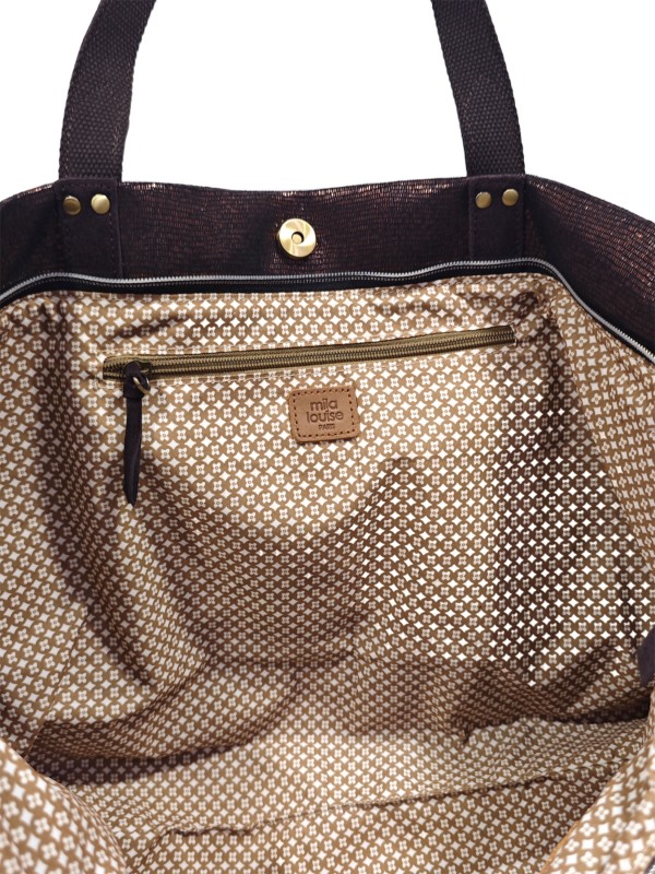 Mila Louise Sac Cabas NICOLETTE EP12 BRUN DARK