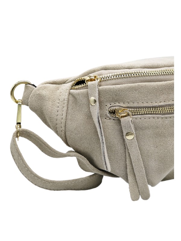 THE WAN Sac Banane Chic Beige Nubuck