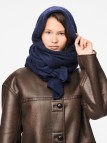 PIECES PCPYRON LONG SCARF Foulard 17076047 Maritime Blue