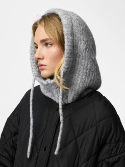 PIECES PCNAMBI BALACLAVA NOOS BC 17154954 Light Grey Melange