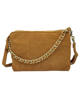 Sac bandoulière MAMA XL V Camel Mila louise