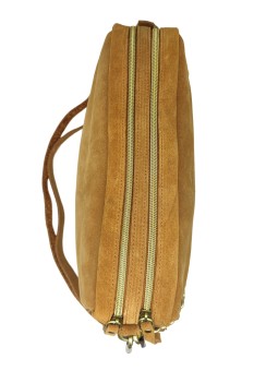 Sac bandoulière MAMA XL V Camel Mila louise