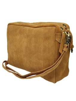 Sac bandoulière MAMA XL V Camel Mila louise