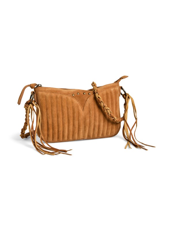 PIECES PCJANE SUEDE CROSS BODY FC Bags 17160059 Cognac