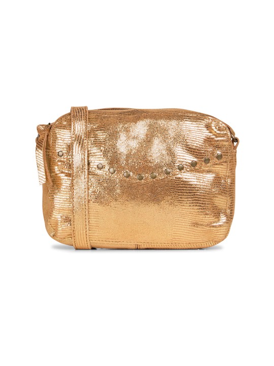 PIECES PCALINA STUDDED CROSS BODY FC Bags 17149403 Copper Metallic