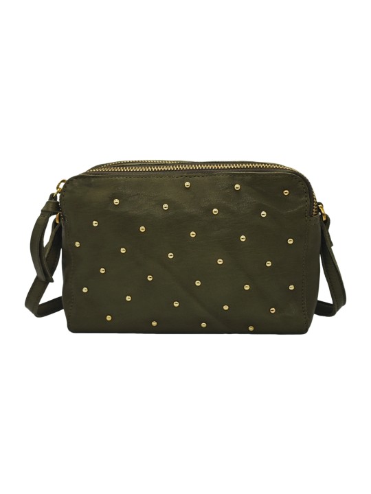 PIECES PCAJINA STUDDED CROSS BODY FC Bag 17149407 Kaki