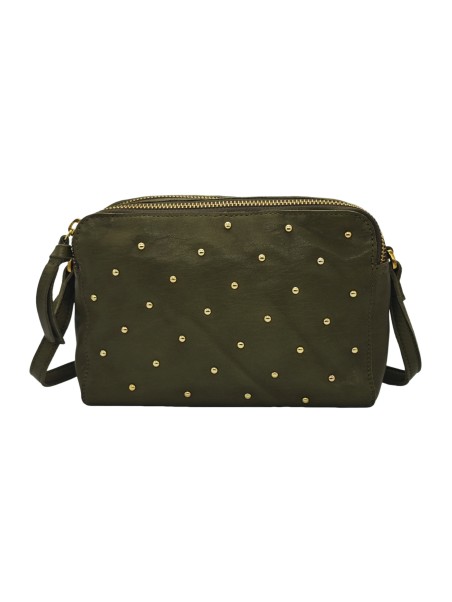 PIECES PCAJINA STUDDED CROSS BODY FC Bag 17149407 Kaki