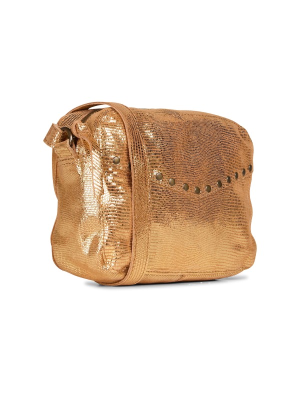 PIECES PCALINA STUDDED CROSS BODY FC Bags 17149403 Copper Metallic