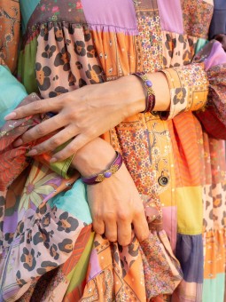 Bangle ethnique Braha Hibiscus NAHUA