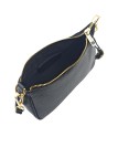 Soleil Chic Petite Pochette bandoulière cuir Noir