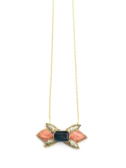 Collier Chic Pretty Aquamarine Peach NAHUA