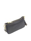 Soleil Chic Petite Pochette bandoulière cuir Choco