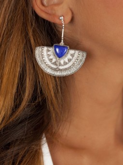 Boucle d'oreille KALIE Lapis NAHUA