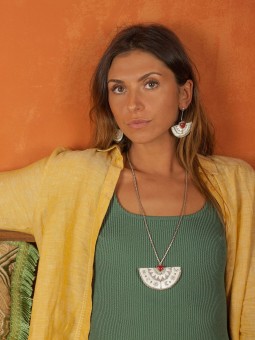 Boucle d'oreille KALIE Coral NAHUA