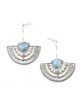 Boucle d'oreille KALIE Turquoise NAHUA