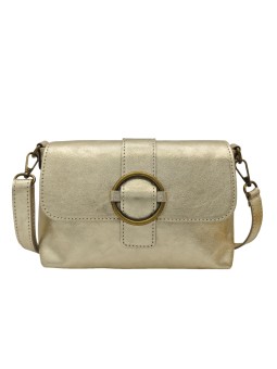 THE WAN Sac bandouliere cuir Anneau Besace 156 Or