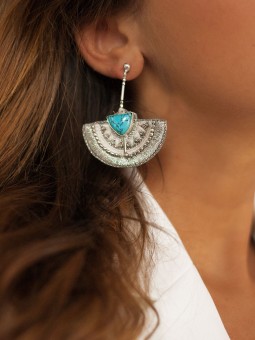 Boucle d'oreille KALIE Turquoise NAHUA