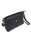 THE WAN Sac bandouliere cuir Anneau Besace 156 Noir Irise