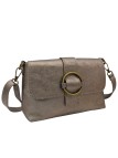 THE WAN Sac bandouliere cuir Anneau Besace 156 Champagne