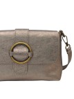 THE WAN Sac bandouliere cuir Anneau Besace 156 Champagne