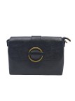 THE WAN Sac bandouliere cuir Anneau Besace 156 Noir Irise