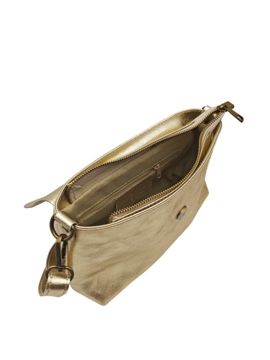 THE WAN Sac bandouliere cuir Anneau Besace 156 Or