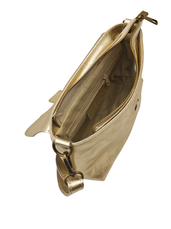 THE WAN Sac bandouliere cuir Anneau Besace 156 Or