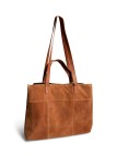 PIECES PCMANINA SUEDE SHOPPER BAG 17160965 Whiskey Brown