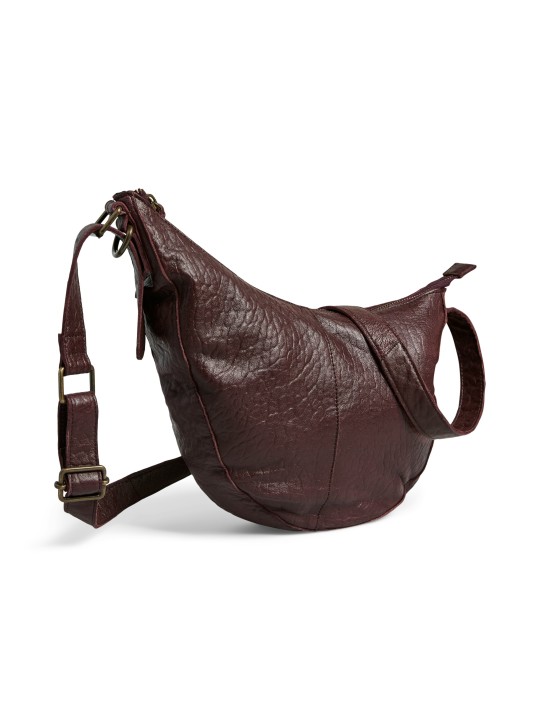 PIECES PCSTINA LEATHER SHOULDER BAG 17156634 Tawny Port Bubble